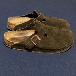 Birkenstock Clogs Brown Women’s Sz EUR 40 260 L9 M7 Suede Cork